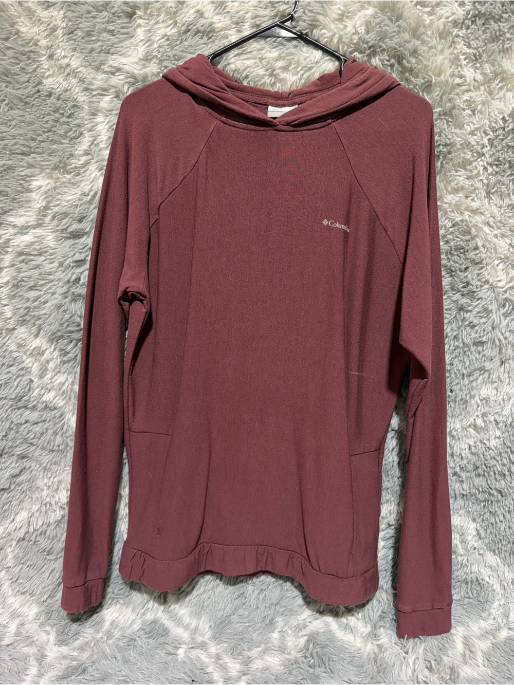 Columbia Women's Wine Hooded Pullover Sweatshirt